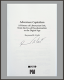 Adventure Capitalism-Raymond B. Craib-SIGNED