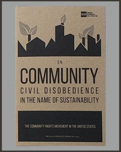On Community Civil Disobedience In The Name Of Sustainability