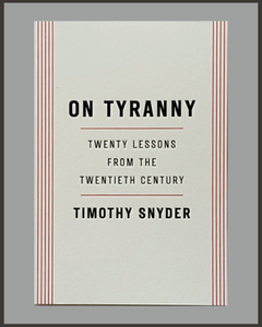 On Tyranny-Timothy Snyder
