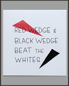 Red Wedge & Black Wedge Beat The Whites-Josh MacPhee